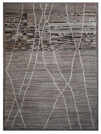 Hand Knotted Berber Style Rug 302X416