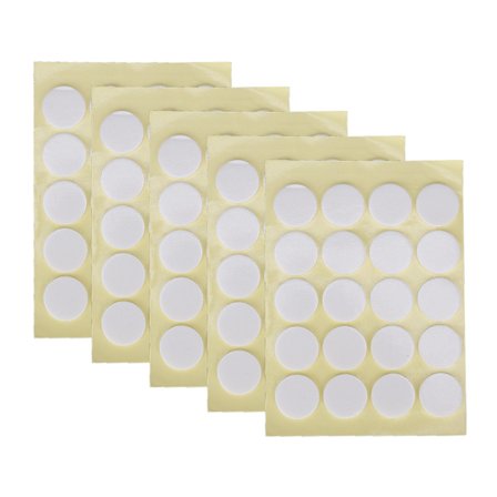 200 stk. lysveke-klistremerker, varmebestandig dobbeltsidig tape-klistremerke for lyslaging