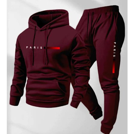 2026 Ny Herre Hættetrøje Brev Løs Hættetrøje Frakke Lange Ærmer Bukser