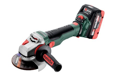 Metabo WVB 18 LTX BL Q Vinkelsliper med batteri og lader, Maskiner