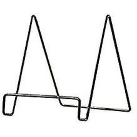 Visningsstativ, Svart Staffeli, Bilderamme Stativ For Visning Av Dekorative Tallerkener, Kokebøker (Svart)