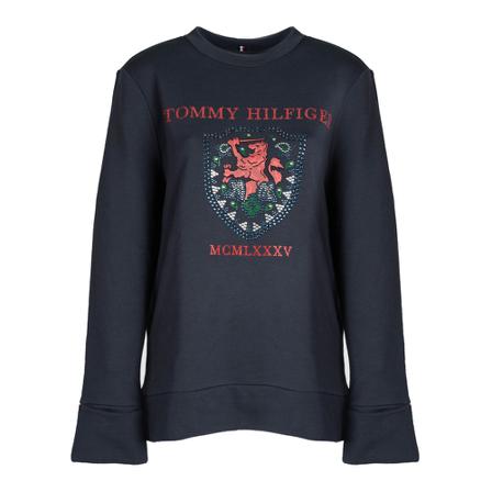 Tommy Hilfiger ;Crystal; blouse , Blauw , Dames , Maat: L