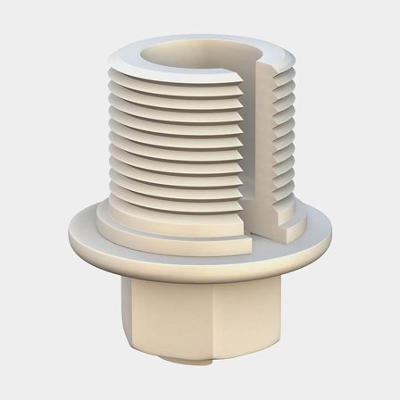 Thread adapter Shakespeare, 1" - 14 female to M16 male