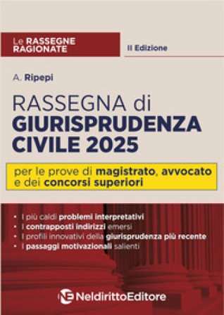 Rassegna ragionata di diritto civile 2025 A. Ripepi