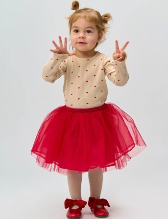 The New Tnstrhea L_S Rib Tee - Cream - 104