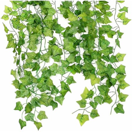 Falsk Eføy 24 stk 51m Kunstige Bladranker Romdekor