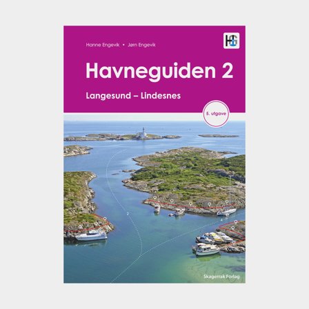 Havneguide Skagerrak Förlag Havneguiden 2, Langesund - Lindesnes, udgave 5, norsk tekst