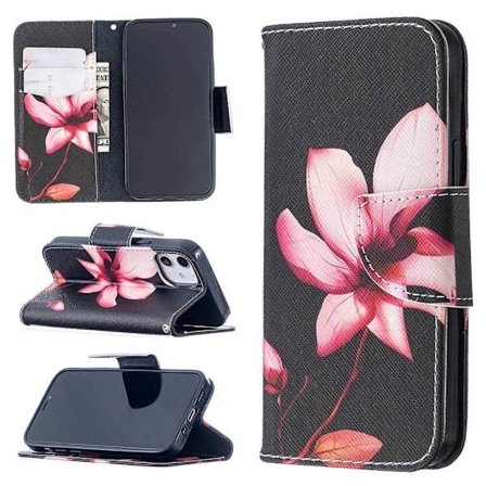 Plånboksfodral Apple iPhone 12 – Rosa Blomma