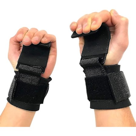 Handledsögla - Stålögla med halkfritt handtag - Lyftslingor, Styrketräning, Fitness, Tyngdlyftning - En storlek (1 st) Better1