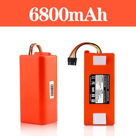 100 % alkuperäinen BRR-2P4S-5200S robottipölynimurin vaihtoakku Xiaomi Roborock S55 S60 S65 S50 S51 S5 MAX S6 osiin