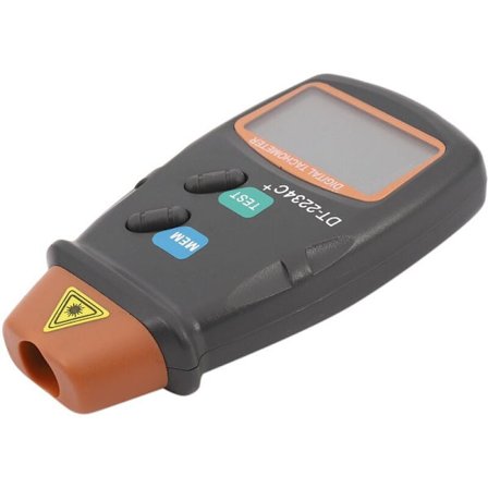 Digitalt omdrejningstæller, kontaktfri måler 2,5Rpm-99999Rpm LCD-display Hastighedsmåler Dt2234C Hastighedstester