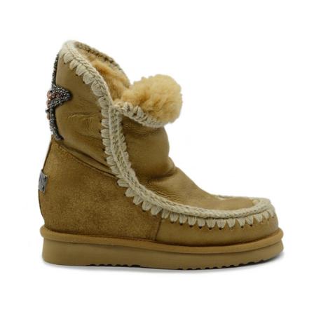 Mou, Star Patch Boots Brązowy, Kobieta, Rozmiar: 39 EU