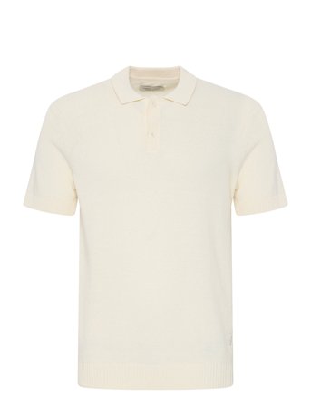 Cfaiden Ss Structured Polo Knit Cream Casual Friday
