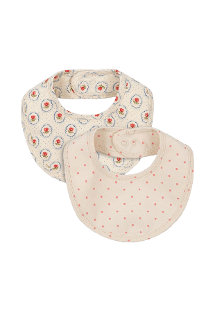 Konges Sløjd BASIC 2 PACK BIBS Haklappar & förkläden Unisex Flerfärgad ONESIZE