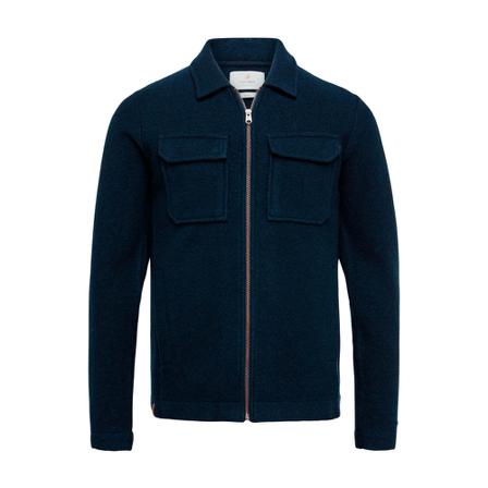 Cast Iron Zip-through , Blauw , Heren , Maat: L Hoodies & sweatvesten