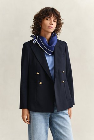 GANT Damen Club Sakko (42) Marineblau