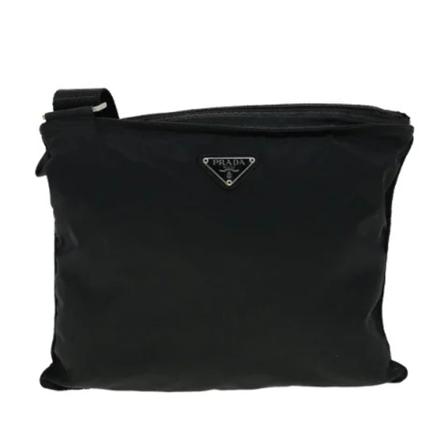 Prada Vintage Pre-owned Nylon prada-Tass , Zwart , Dames , Maat: ONE Size Vintage Tassen