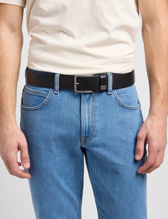 Lee Jeans Small Logo Belt - Black - 105