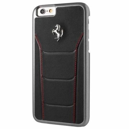 Ferrari Skal iPhone 6 / 6S Stitching - Svart/Röd