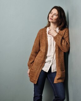 Cardigan Karamell - Permin