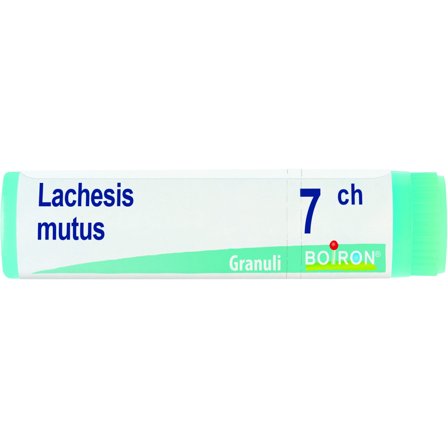 Boiron Lachesis Mutus Globuli 07Ch Dose 1g