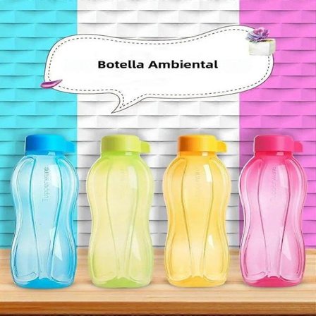 Original Tupperware vattenflaska 310ml Slido Portabel Färg För Sport Och Skola Plastdryckeskoppar För Utomhusaktiviteter