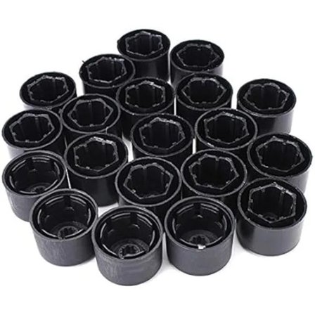 OCEAN 20 Hjulmøtrik Bolt Cover Cap 17mm Kompatibel med VW Golf Mk