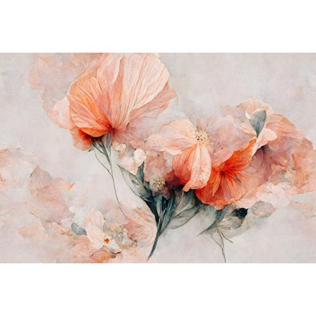 Wild Flowers On Beige Background