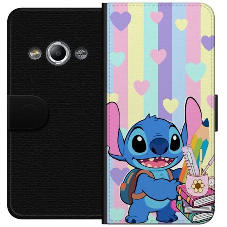 Kompatibelt Lommeboketui til Samsung Galaxy Xcover 3 BMW M4 i neonlime driftstil med graffiti og urban street racing-følelse