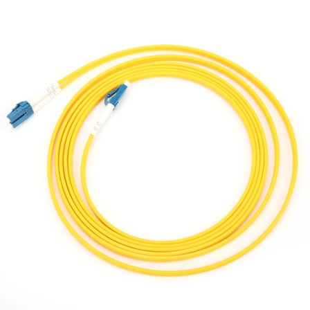 Fiberoptisk patchkabel Kabelbyglingstråd tilbehør LC/UPC‐LC/UPC‐SM‐DX‐3.0‐3M‐PVC