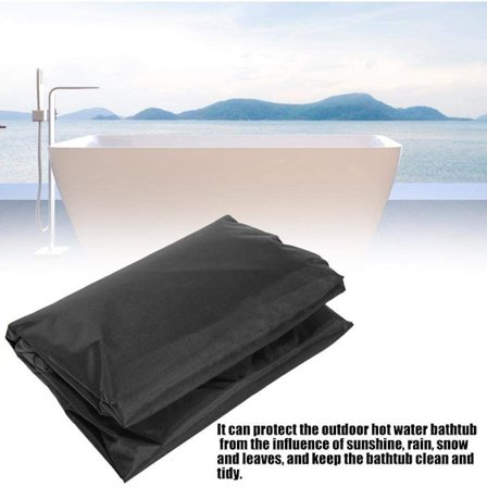 Vanntett polyester firkantet jacuzzi-lokk for utendørs