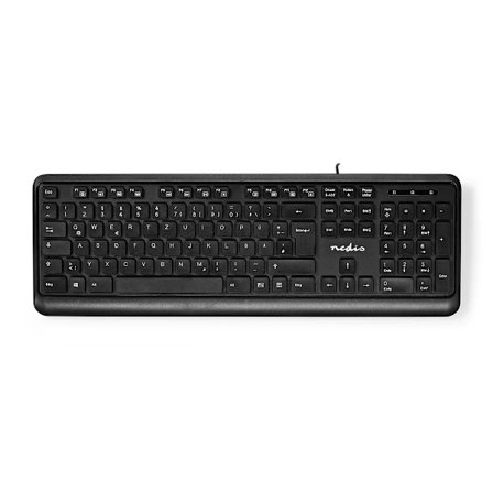 Wired Keyboard | USB-A | Multimedia | QWERTZ | DE layout | Numerisk tastatur