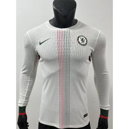 25-26 Chelsea F.C. Udebane Langærmet Trænings Fodbold T-shirt S-2XL
