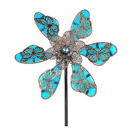 Perhonen Rauta Tuulimylly Pihan Koristeet