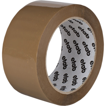 Pakktape PP etab 544 Brun 50mm
