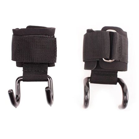 2st Fitness Tyngdlyftskrokar Gym Fitness Tyngdlyftning Träningsgrepp Remmar Handledsstöd Vikter Power Hantelkrok