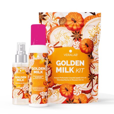 Veralab Golden Milk Kit 1pz - Cofanetti Viso e Corpo