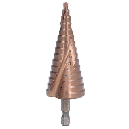 Trinnbor 2 Spiralspor Pagode Hull Ripper HSS Kobolt Boring Senkeforsenker 4–32 mm M35 FDJ