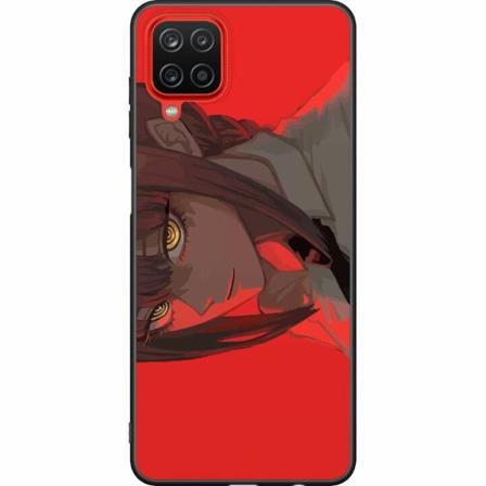 Samsung Galaxy A12 Svart Skal Makima Chainsaw Man