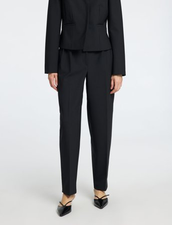 Selected Slfeloise Hw Barrel Pant - Black - 34