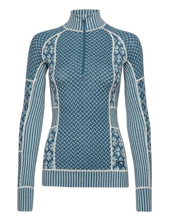 Smekker H/Z Base Layer Tops Blå Kari Traa