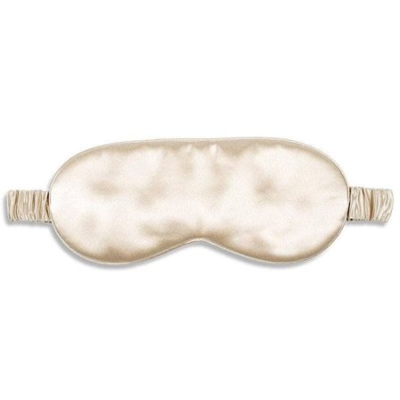 UNIQ Luksus sovemaske i Champagne - 100 % silke