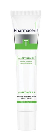 Pharmaceris Anti-Acne Retinol 0,3% Adult Acne Night Cream 40 ml, Skincare, Dermatologisk- & SpecialSkincare, Uren Hud