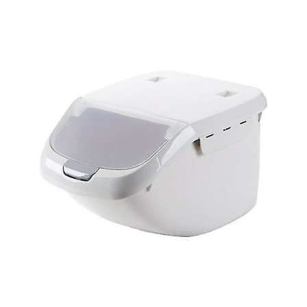 Tät 6 kg Grå Risbehållare Spannmål Förvaringslåda