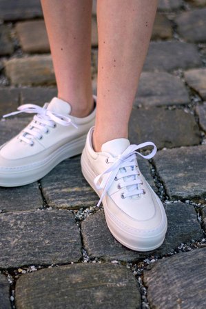 Sander Cap Sneakers White 39