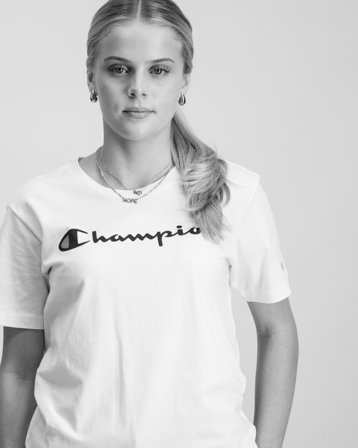 Champion SS Tee Hvit T-skjorter Jente - Kids Brand Store