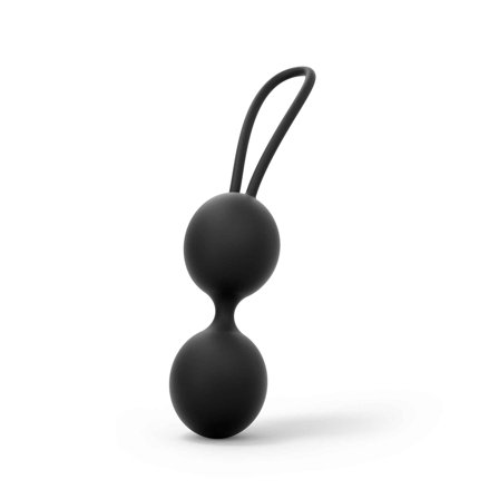 Dual Black Balls - Vuxen.se - Träna bäckenbotten med knipkulor för kegelövningar, geishakulor