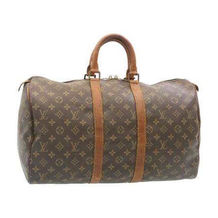 Louis Vuitton Vintage pre-owned Keepall 45 , Bruin , Dames , Maat: ONE Size Vintage Tassen