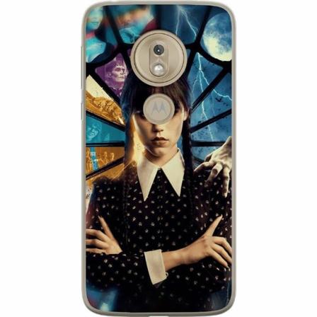 Motorola Moto G7 Play Genomskinligt Skal Wednesday Addams