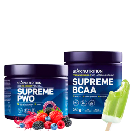 Pre- og Intra-workout Pakke: PWO + BCAA